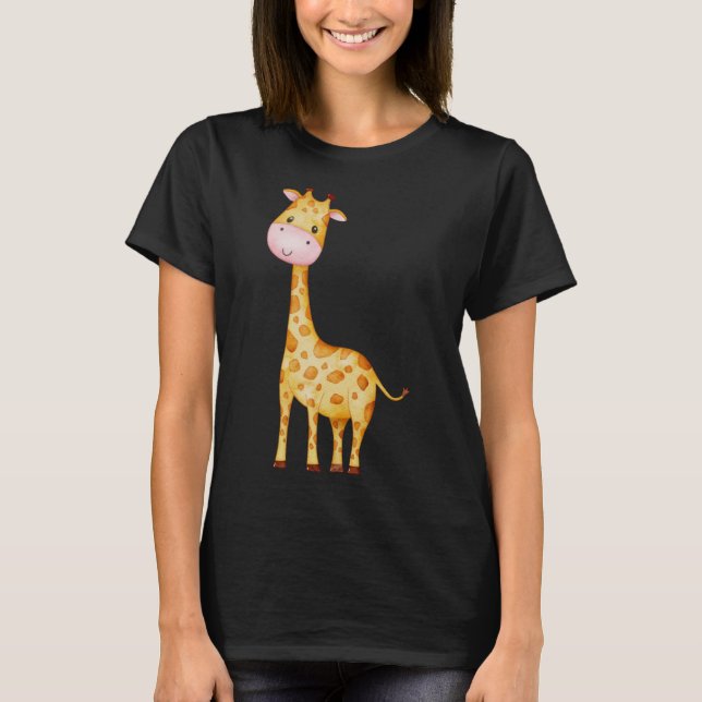 Camiseta Cute Giraffe (Anverso)