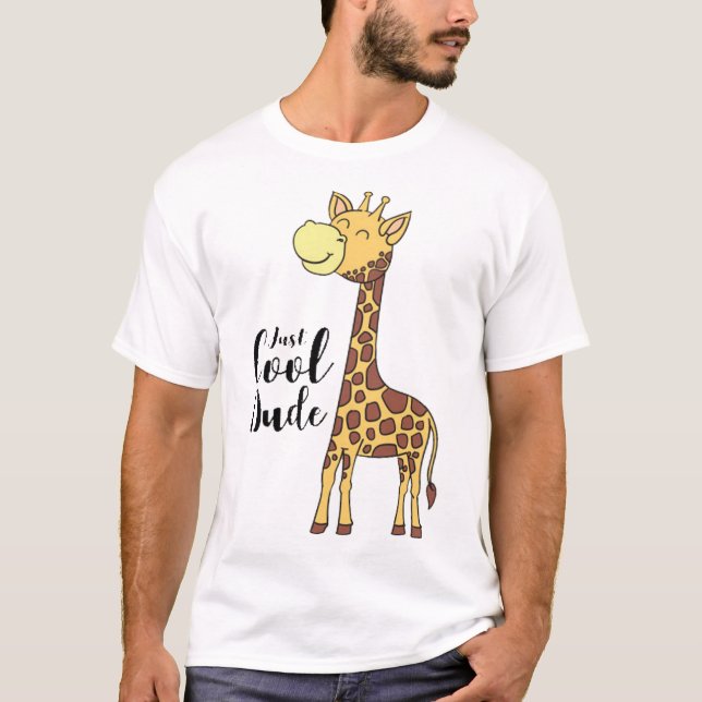 Camiseta Cute giraffe (Anverso)