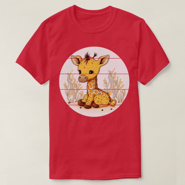 Camiseta Cute Giraffe 1 (Diseño del anverso)