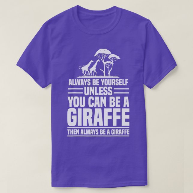 Camiseta Cute Giraffe Lover Cita que dice Zoo I Love Giraff (Diseño del anverso)