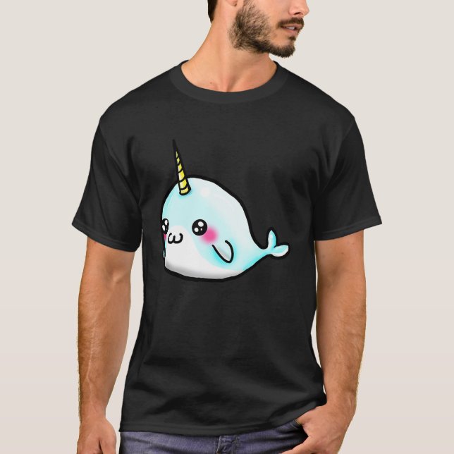 Camiseta Cute Girls   Narwhal (Anverso)