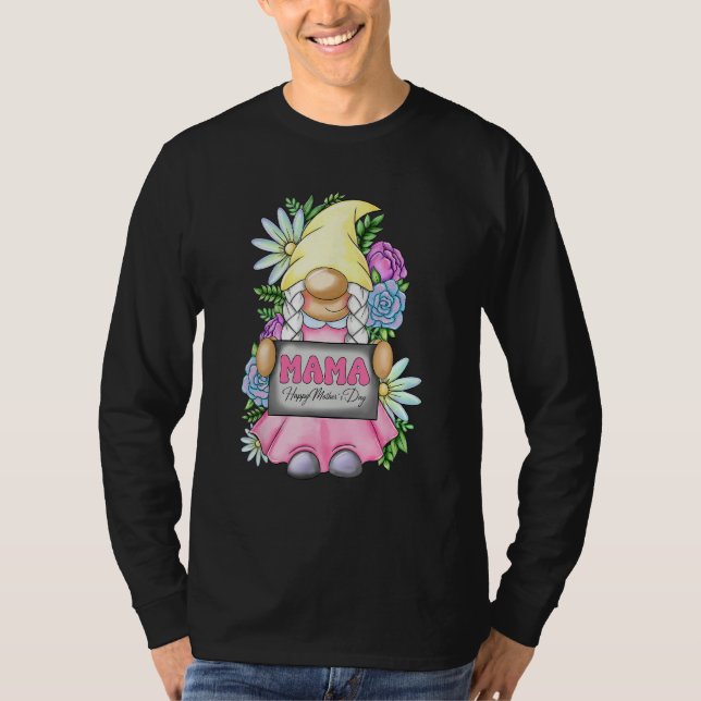 Camiseta Cute Gnome Mama Happy Mother s Day For Mom Gnomies (Anverso)