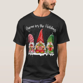 Camiseta Cute Gnomes Feliz Navidad