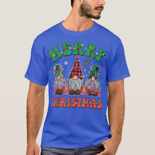 Camiseta Cute Gnomes Merry Christmas Light Family Gnome Xma
