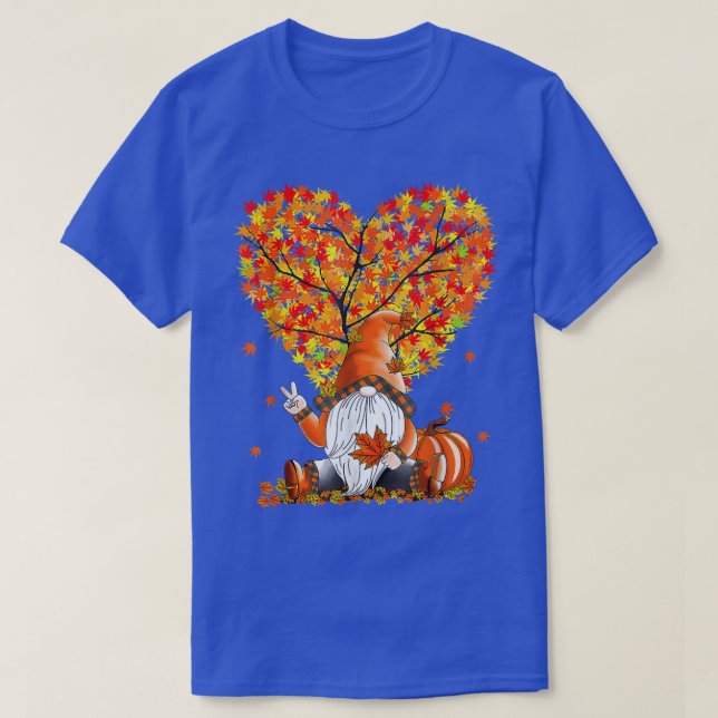 Camiseta Cute Gnomes Pumpkin Fall Season Autumn Happy Thank (Diseño del anverso)