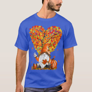 Camiseta Cute Gnomes Pumpkin Fall Season Autumn Happy Thank