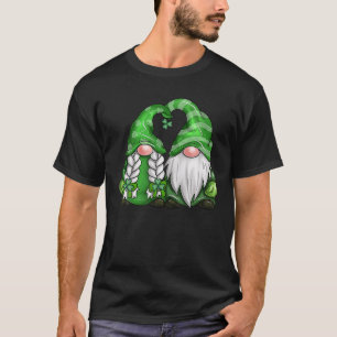 Camiseta Cute Gnomes St Patrick's Day Couple Matching