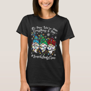 Camiseta Cute Gnomes Todo Es Un Buen Navidad Lad