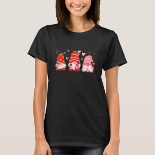 Camiseta Cute Gnomes Wine Lover Feliz Día de San Valentín