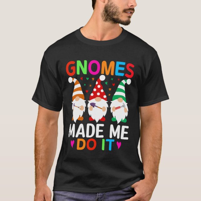Camiseta Cute Gnomies for Garden  Gnomes (Anverso)