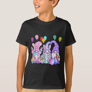 Camiseta Cute Gnomos Huevos de Pascua Globos Gnome Divertid