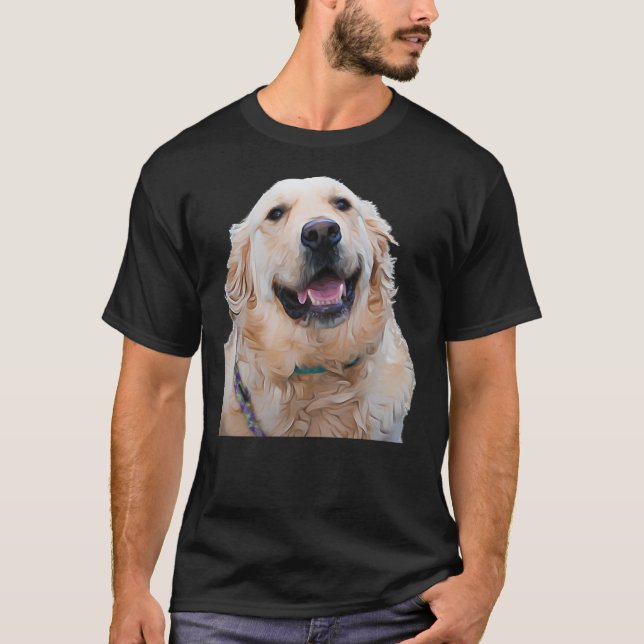 Camiseta Cute Golden Retriever 16 (Anverso)