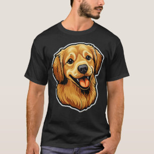 Camiseta Cute Golden Retriever Dogs Funny Golden Retriever