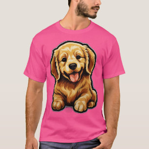 Camiseta Cute Golden Retriever Dogs Funny Golden Retriever