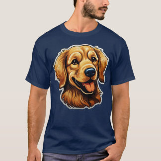 Camiseta Cute Golden Retriever Dogs Funny Golden Retriever