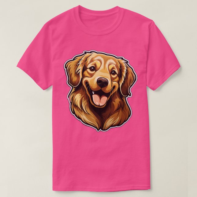Camiseta Cute Golden Retriever Dogs Funny Golden Retriever (Diseño del anverso)