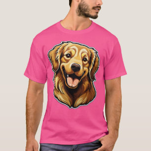 Camiseta Cute Golden Retriever Dogs Funny Golden Retriever