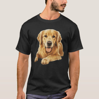 Camiseta Cute Golden Retriever Love T-Shirt