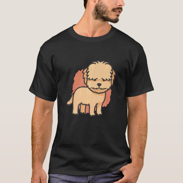 Camiseta Cute Goldendoodle Golden Doodle Dueño De Perro Pup (Anverso)