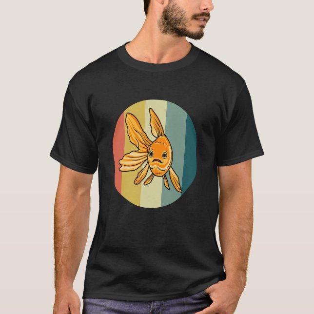 Camiseta Cute Goldfish Aquaristis Fish (Anverso)