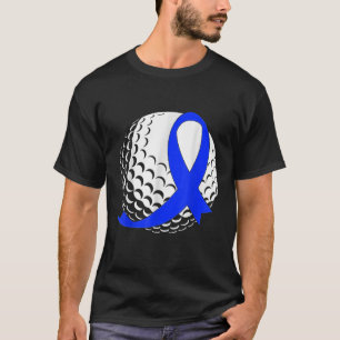 Camiseta Cute Golf Blue Ribbon Diabetes Awareness Mes