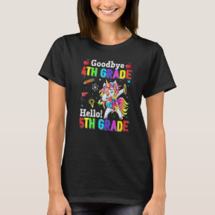 Camiseta Cute Goodbye 4º grado Hola Universidad de Dabbing 