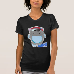 Camiseta Cute Goofkins hipopótamo pirata