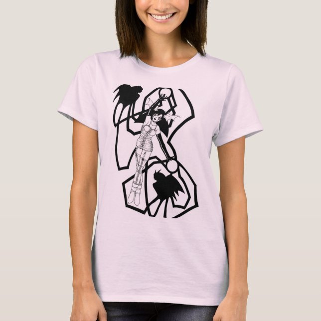 Camiseta Cute Goth Girl (Anverso)