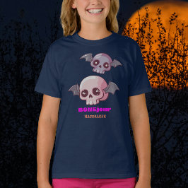 Camiseta Cute gracioso Bonjour Pun Halloween