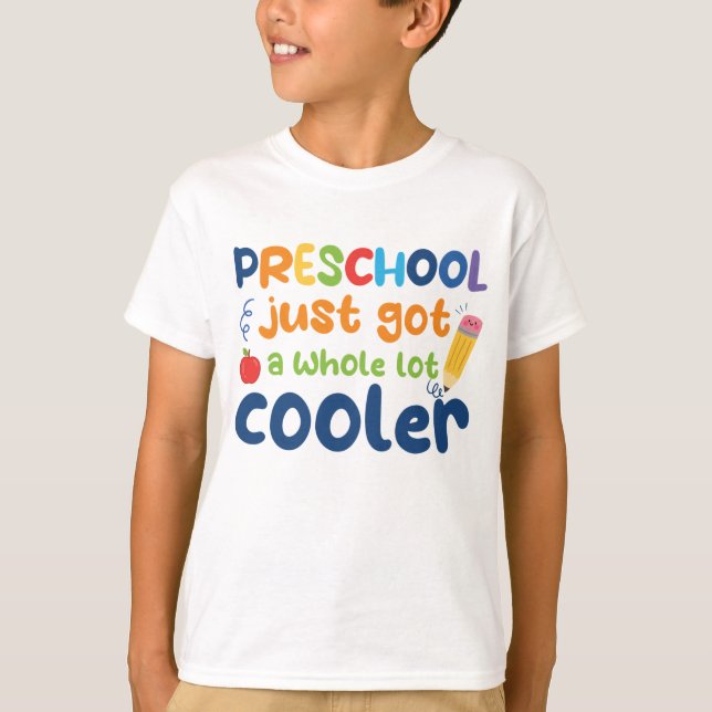 Camiseta Cute Gracioso Diseño Preescolar Se Ha Vuelto Mucho (Anverso)