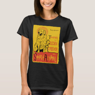 Camiseta Cute gracioso Golden Retriever Doggoldie