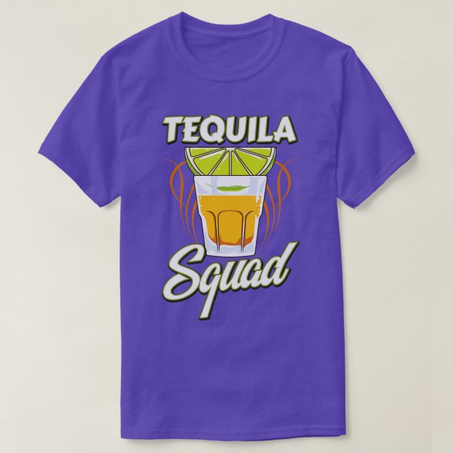 Camiseta Cute gracioso Tequila Squad Margarita Bebiendo (Diseño del anverso)