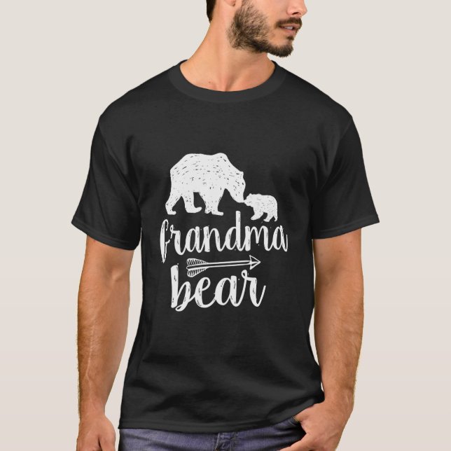 Camiseta Cute Grandma Bear Hoodie (Anverso)