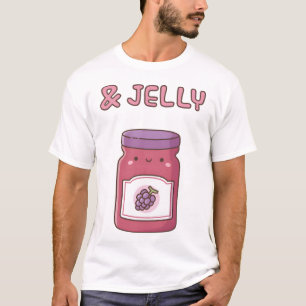 Camiseta Cute Grape Jelly Jam Jar Doodle