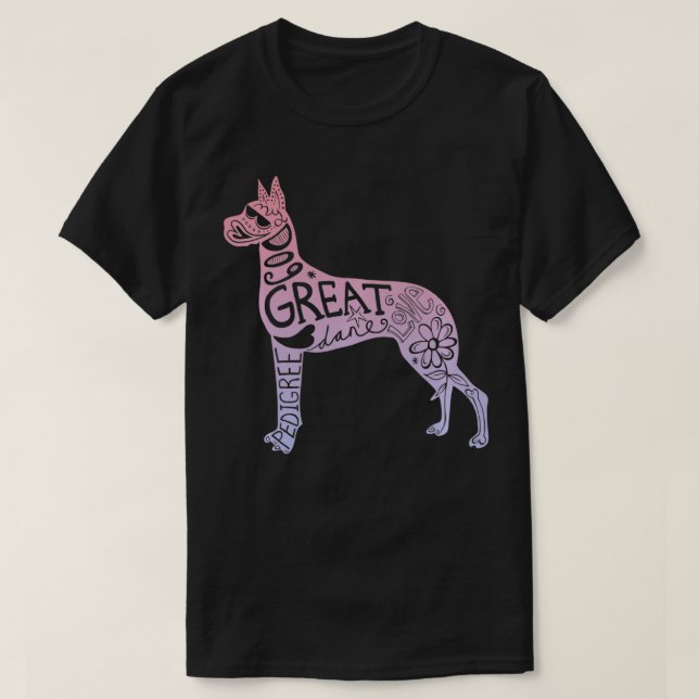 Camiseta Cute Great Dane Pullover (Diseño del anverso)