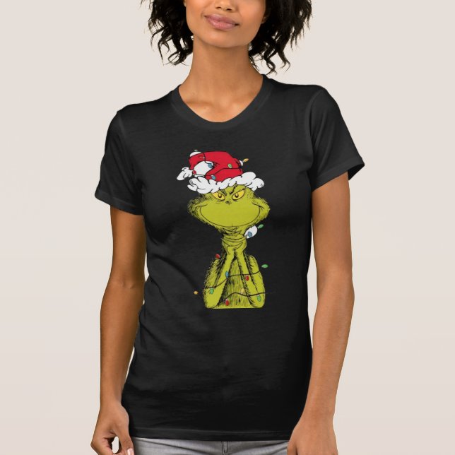 Camiseta Cute Green  Grinch Christmas Creature Design (Anverso)