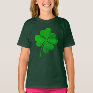 Camiseta Cute Green Lucky 4 deja Clover St. Patrick's Day
