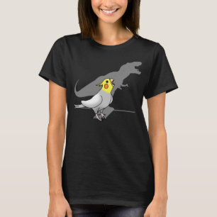 Camiseta Cute Grito Loro Bírb Memes Graciosos Cocka T-Rex