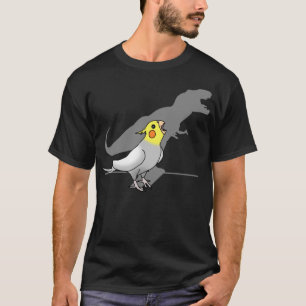 Camiseta Cute Grito Loro Bírb Memes Graciosos Cocka T-Rex