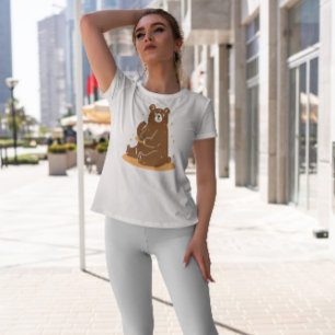 Camiseta Cute Grizzly Bear