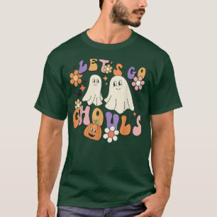 Camiseta Cute Groovy Vamos Ghouls Halloween Calabaza Ghos