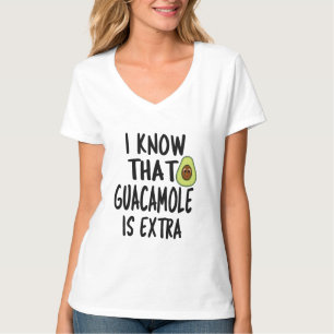 Camiseta Cute Guacamole Guac es un aguacate extra gracioso