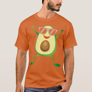 Camiseta Cute Guay bailando aguacate vegan comida gráfica G