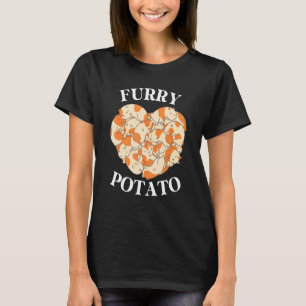 Camiseta Cute Guinea Cerdo Corazón Furry Potato