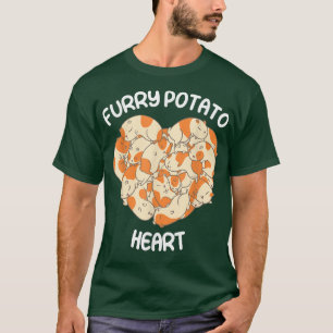 Camiseta Cute Guinea Cerdo Corazón Furry Potato Lover772