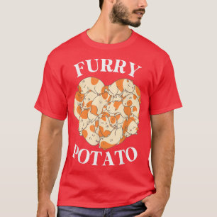 Camiseta Cute Guinea Pig Heart Furry Potato Lover107