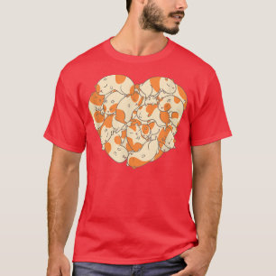Camiseta Cute Guinea Pig Heart Furry Potato Lover119