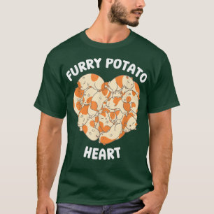Camiseta Cute Guinea Pig Heart Furry Potato Lover 749