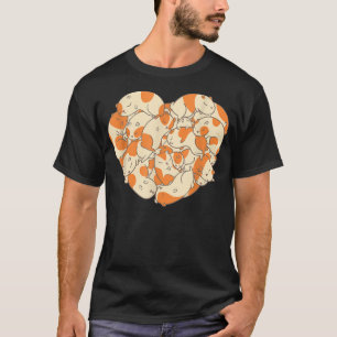 Camiseta Cute Guinea Pig Heart Furry Potato Lover 753