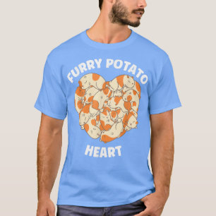 Camiseta Cute Guinea Pig Heart Furry Potato Lover 761